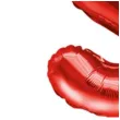 balon foliowy litera s czerwony partydeco 14 ltr