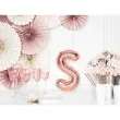 balon foliowy litera s rozowe zloto partydeco 14 ltr