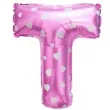 balon foliowy litera t 16 oem rozowy