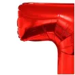balon foliowy litera t czerwony funny fashion 40 ltr