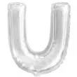 balon foliowy litera u 16 oem srebrny