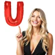 balon foliowy litera u czerwony funny fashion 40 ltr