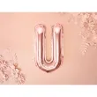 balon foliowy litera u rozowe zloto partydeco 14 ltr