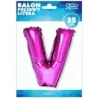 balon foliowy litera v 14 godan rozowy