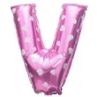 balon foliowy litera v 16 oem rozowy