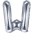 balon foliowy litera w 14 partydeco srebrny