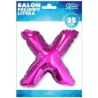 balon foliowy litera x 14 godan rozowy