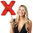 balon foliowy litera x czerwony funny fashion 40 ltr