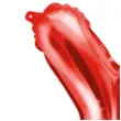 balon foliowy litera x czerwony partydeco 14 ltr