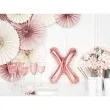 balon foliowy litera x rozowe zloto partydeco 14 ltr