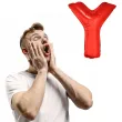 balon foliowy litera y czerwony funny fashion 40 ltr