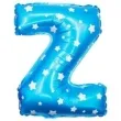balon foliowy litera z 16 oem blekitny