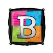 balon foliowy literka b rozmiar 18 1 szt