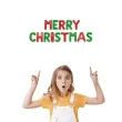 balon foliowy litery merry christmas czerwono zielony partypal 18 ltr