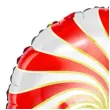 balon foliowy lizak czerwono bialy partydeco 14 rnd