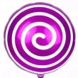 balon foliowy lizak spiralka purpurowy oem 18 rnd