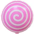 balon foliowy lizak spiralka rozowy oem 18 rnd