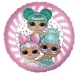 balon foliowy lol glitterati rozowy procos 18 rnd