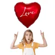 balon foliowy love czerwony 18 hrt