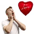 balon foliowy love czerwony 18 hrt