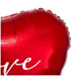 balon foliowy love czerwony 18 hrt
