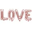 balon foliowy love rozowe zloto partydeco 14 ltr