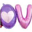 balon foliowy love rozowo fioletowy godan 29 shp