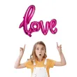 balon foliowy love rozowy jix 27 shp