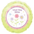 balon foliowy love you mom zielony qualatex 18 rnd