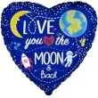 balon foliowy love you to the moon flexmetal 18 hrt