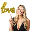 balon foliowy love zloty funny fashion 40 shp