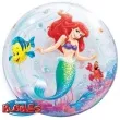 balon foliowy mala syrenka qualatex bubbles 22 orb