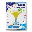 balon foliowy margarita z limonka betallic 36 shp