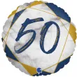 balon foliowy marmur 50 granatowy grabo 18 rnd