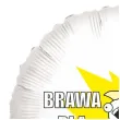 balon foliowy mem dziewczyna brawa dla ciebie bialy 18 rnd