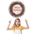 balon foliowy merry christmas betallic 18 rnd