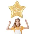 balon foliowy merry christmas gwiazda zloty qualatex 20 str