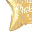 balon foliowy merry christmas gwiazda zloty qualatex 20 str
