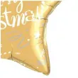 balon foliowy merry christmas gwiazda zloty qualatex 20 str