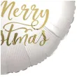 balon foliowy merry christmas kwiat poinsencji amscan 18 rnd