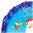 balon foliowy merry christmas mikolaj z prezentami flexmetal 18 rnd