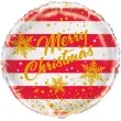balon foliowy merry christmas unique 18 rnd