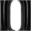 balon foliowy metalizowana cyfra 0 czarny partydeco 33 dgt