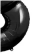 balon foliowy metalizowana cyfra 8 czarny partydeco 33 dgt