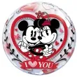 balon foliowy mickey minnie i love you qualatex bubbles 22 orb