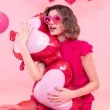 balon foliowy milosne okulary rozowy partypal 43 shp