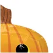 balon foliowy mini dynia pomaranczowy amscan 18 rnd