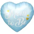 balon foliowy mom to be niebieski partydeco 14 hrt
