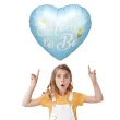 balon foliowy mom to be niebieski partydeco 14 hrt