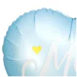 balon foliowy mom to be niebieski partydeco 14 hrt